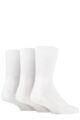 SOCKSHOP Iomi Footnurse Bamboo Cushioned Foot Diabetic Socks - White