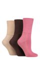 SOCKSHOP Iomi Footnurse Bamboo Cushioned Foot Diabetic Socks - Dusky Pink