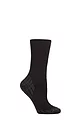 Women's 1 Pair SOCKSHOP IOMI FootNurse Diabetic Merino Wool Boot Socks - Black