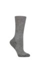 Women's 1 Pair SOCKSHOP IOMI FootNurse Diabetic Merino Wool Boot Socks - Grey