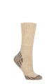 Women's 1 Pair SOCKSHOP IOMI FootNurse Diabetic Merino Wool Boot Socks - Oat