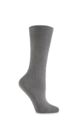 Women's 1 Pair IOMI FootNurse Oedema Extra Wide Cotton Socks - Grey