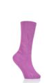 Women's 1 Pair IOMI FootNurse Oedema Extra Wide Cotton Socks - Pink