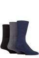 SOCKSHOP Iomi Footnurse Bamboo Cushioned Foot Diabetic Socks - Black / Navy / Grey