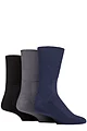 SOCKSHOP IOMI FootNurse Bamboo Cushioned Foot Diabetic Socks - Black / Navy / Grey