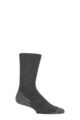 Mens 1 Pair SOCKSHOP IOMI FootNurse Diabetic Merino Wool Boot Socks - Charcoal