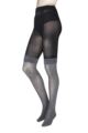 Ladies 1 Pair Jonathan Aston Boot Sock Tights - Grey