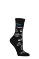 Women's 1 Pair SOCKSHOP Friends Ross Cotton Socks - Multi