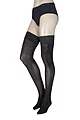 Women's 1 Pair Trasparenze Jennifer 100 Denier Merino Wool Hold Ups - Black