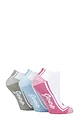 Women's 3 Pair Jeep Performance Trainer Socks - White