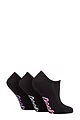 Women's 3 Pair Jeep Bamboo No Show Socks - Black