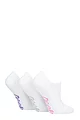 Women's 3 Pair Jeep Bamboo No Show Socks - White
