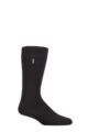 Mens 1 Pair Jeep Renegade Thermal Boot Socks - Black