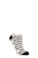 Women's 1 Pair SOCKSHOP Friends Logo Cotton Trainer Socks - Multi