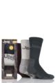 Mens 3 Pair Jeep Luxury Terrain Socks Gift Box - Assorted