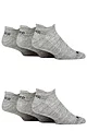 Mens 6 Pair Jeep Performance Trainer Socks - Grey