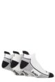 Mens 3 Pair Jeep Cushioned Trainer Socks - White