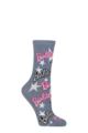 Women's 1 Pair SOCKSHOP Barbie Stars Cotton Socks - Multi