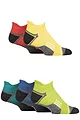 Mens 5 Pair Jeep Technical Trainer Sport Socks - Multi