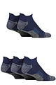 Mens 5 Pair Jeep Technical Trainer Sport Socks - Navy