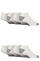 Mens 8 Pair Jeep Sport and Leisure Trainer Socks - White