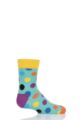 Boys & Girls 1 Pair Happy Socks All Over Dots Cotton Socks - Multi