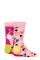 Kids 2 Pair Happy Socks Happy Love Socks - Multi