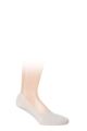 Mens 1 Pair Falke Invisible Step Shoe Liners - White