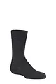 Boys and Girls 1 Pair Falke Comfort Wool Plain Socks - Anthracite Melange