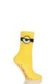 Ladies 1 Pair Minions Slipper Socks with Grips - Assorted