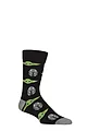 Mens 1 Pair SOCKSHOP Star Wars The Mandalorian Cotton Socks - Multi