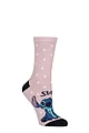 Women's 1 Pair SOCKSHOP Disney Stitch Cotton Socks - Multi