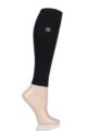 Mens and Women's 1 Pair Atom Milk Compression Calf Sleeves - Black