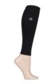 Mens and Women's 1 Pair Atom Milk Compression Calf Sleeves - Black