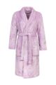 Ladies 1 Pack SOCKSHOP Heat Holders Fleece Dressing Gown - Orchid Bouquet