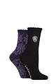 Women's 2 Pair SOCKSHOP Wednesday Addams Cotton Socks - Multi