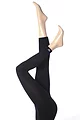 Women's 1 Pair Heat Holders 0.39 Tog Thermal Leggings - Black