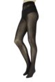 Women's 1 Pair Trasparenze Lightning Wool and Viscose Tights - Black
