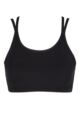 Love Luna 1 Pack Girl's First Swim Bikini Top - Black