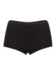 Girls and Teens 1 Pack Love Luna First Period Shortie Briefs - Hearts Black