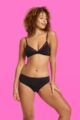 Women's 1 Pack Love Luna Lady Leaks Midi Briefs - Black