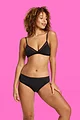 Women's 1 Pack Love Luna Lady Leaks Midi Briefs - Black