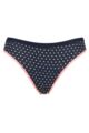 Love Luna 1 Pair Teens First Period Bikini Briefs - Navy / White