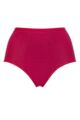 Ladies 1 Pair Love Luna Organic Cotton Period Full Briefs - Dark Cherry