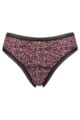 Ladies 1 Pack Love Luna Period Bikini Briefs - Leopard