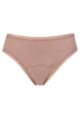 Ladies 1 Pack Love Luna Period Bikini Briefs - Mocha