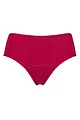 Women's 1 Pair Love Luna Recycled Period Midi Briefs - Dark Cherry