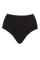 Womens 1 Pack Love Luna Seamfree Period Full Brief - Black