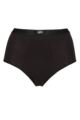 Love Luna 1 Pack Ladies Organic Cotton Super Period Full Brief - Black