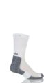 Mens 1 Pair Thorlos Lite Running Thin Cushion Crew Socks - White